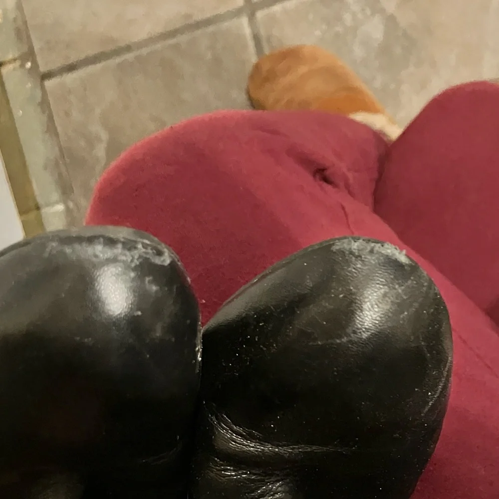 Marc Fisher Black Leather OTK Boots